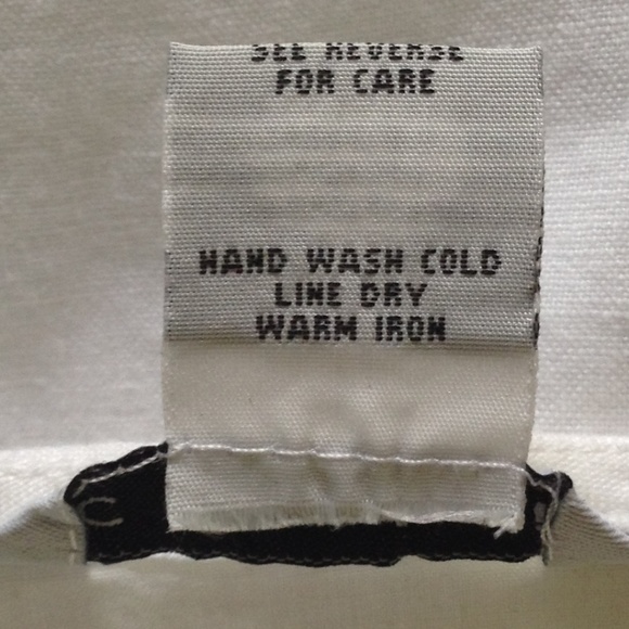 CAbi white linen frayed edge asymmetric hem skirt - Picture 7 of 7